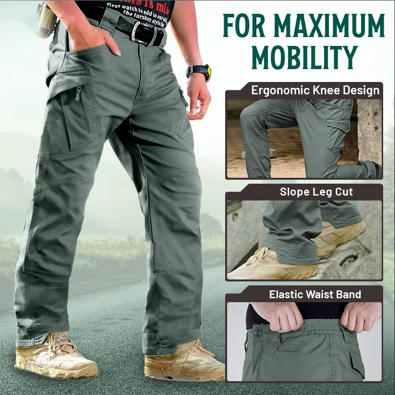 Men's tactical waterproof pants