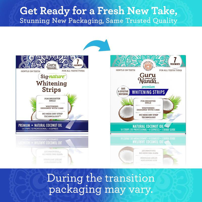 🥥Coconut Oil Mint Whitening Strips! Special Offer: 3 Boxes