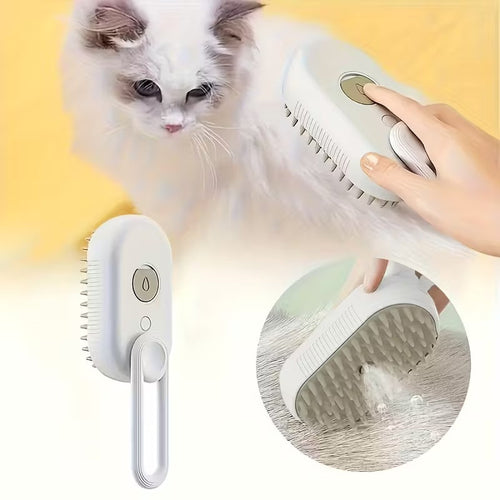 🐾Electric spray pet comb | Deep massage | Remove loose hair and prevent tangles✨
