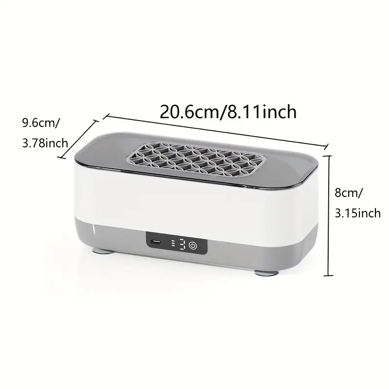 Sonic high-frequency vibration cleaner, USB rechargeable with digital display