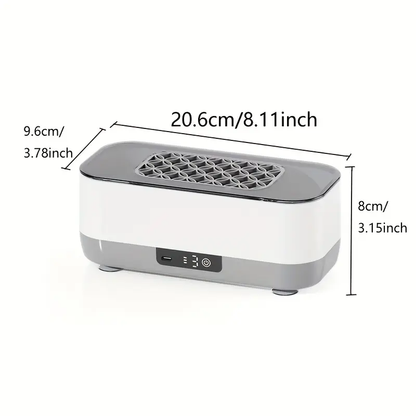 Sonic high-frequency vibration cleaner, USB rechargeable with digital display