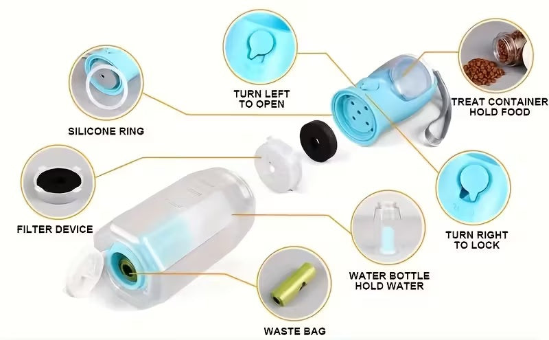 💖A must-have for dog walks! A travel mug for cats and dogs🐾