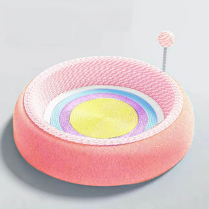 Extra Large Deep Sleep Starry Sky Round Cat Scratching Bed