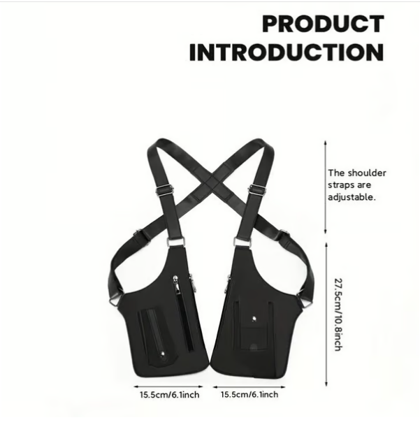 Premium Leather Adjustable Underarm Shoulder Bag for Men & Women