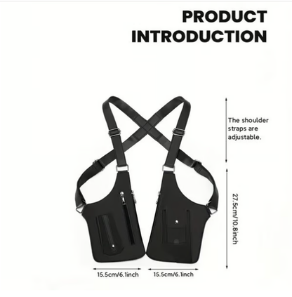 Premium Leather Adjustable Underarm Shoulder Bag for Men & Women