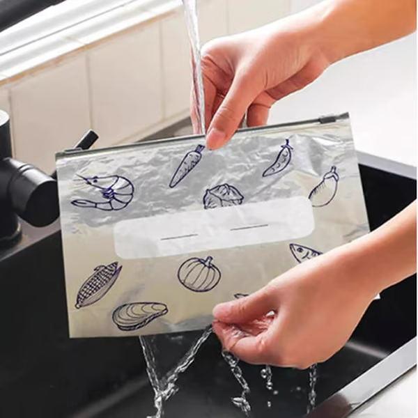 Reusable Aluminum Foil Freshness Seal Bags – Your Kitchen’s New Best Friend! 🍴✨