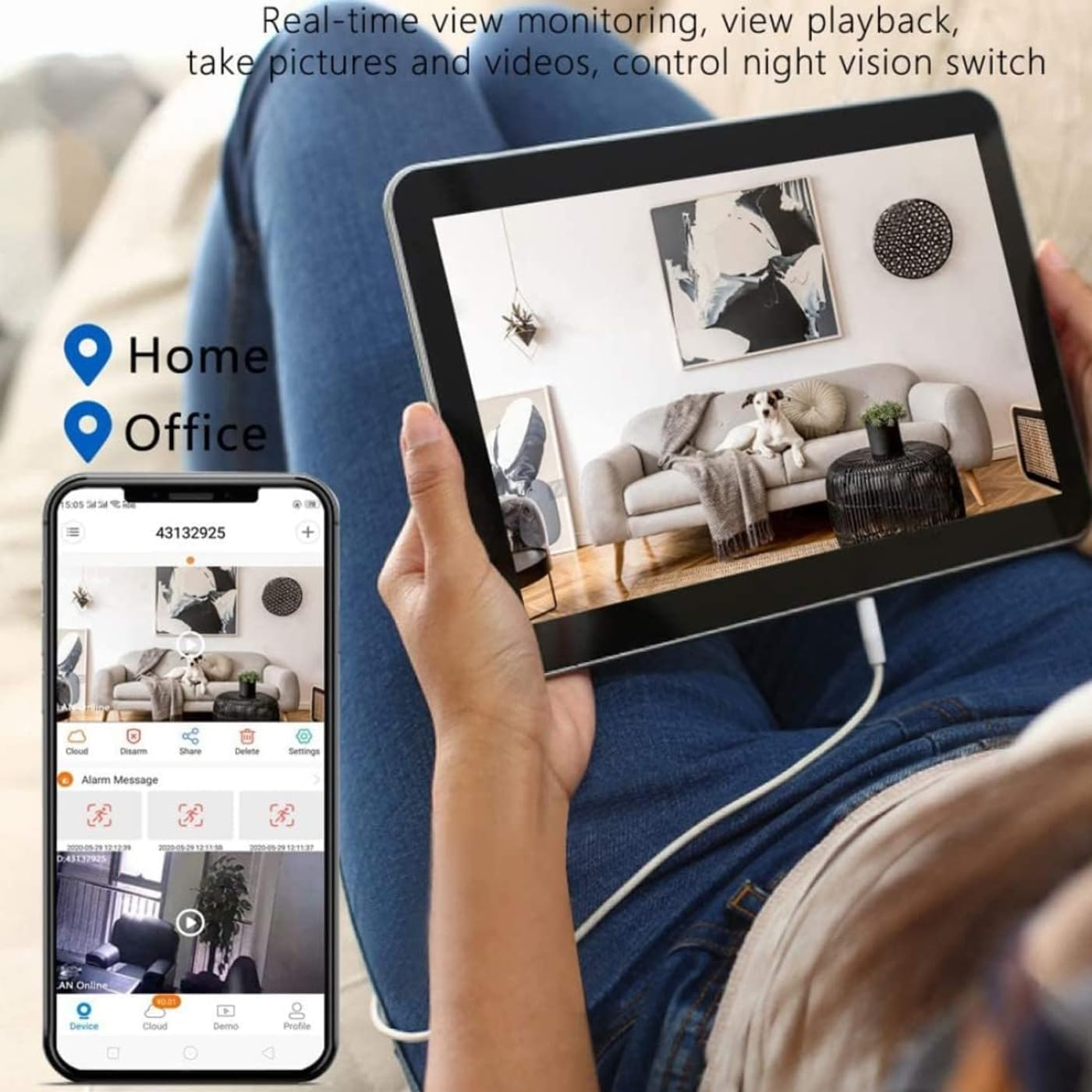 Mini Hidden Camera Recorder, Small, Full HD 1080P WiFi Surveillance Microphone