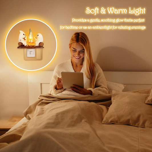 2025 Ghost Campfire Flickering Nightlight🔥👻