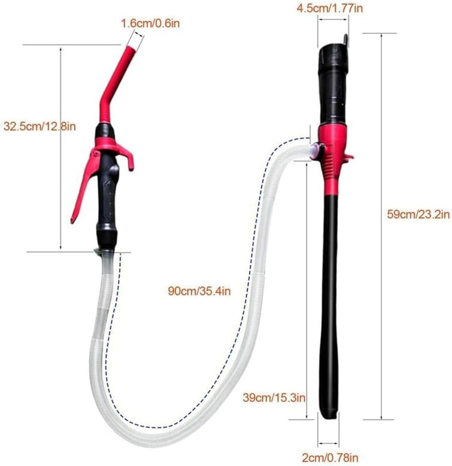 Portable battery pump suitable for gasoline, liquid fuel/water transfer, high-efficiency diesel/fuel transfer pump