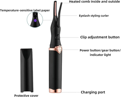 2025 New Mini USB Rechargeable Heated Eyelash Curler