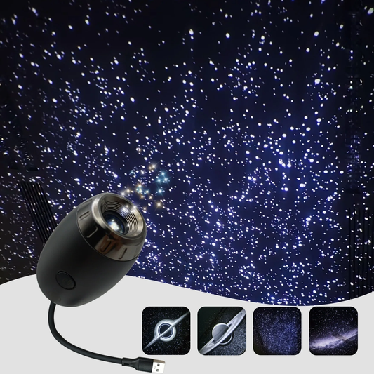 USB Starry Sky Projection Light Car Bedroom Dual purpose HD Starry Sky Galaxy Romantic Atmosphere LED Light
