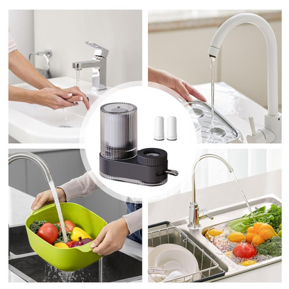 💧Drinking Water Tap Filter, 7-Layer Purification Heat-Resistant Compact Kitchen Accessory