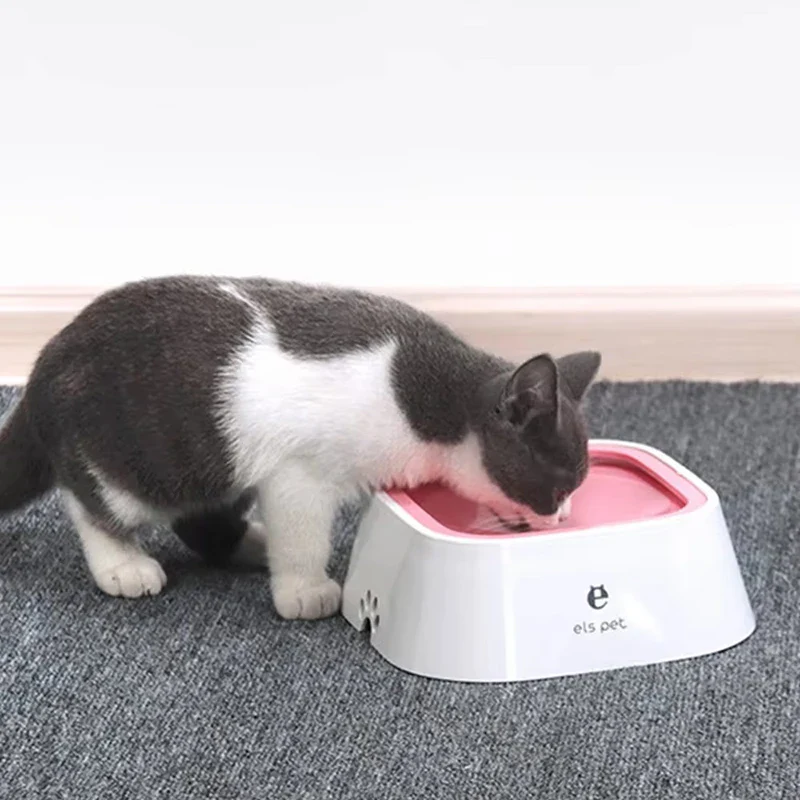 Pet Spill-Proof Slow Feeding Water Bowl