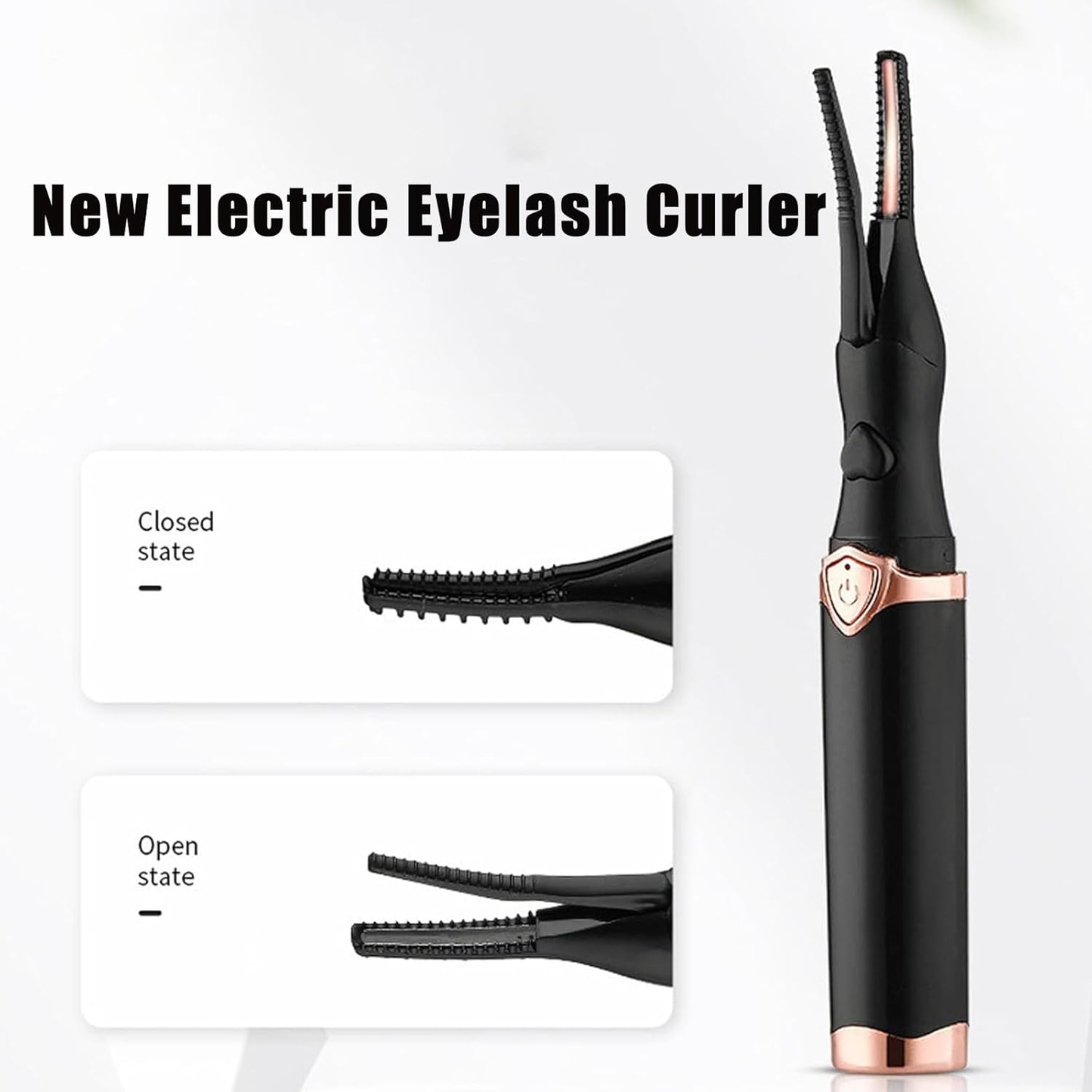 2025 New Mini USB Rechargeable Heated Eyelash Curler