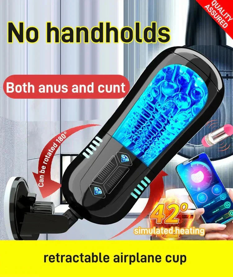 [Confidential Delivery] 💖💖Top-Achiever Professional Bay 10 Sucking Vibrating Male Stroker– 18+ Only