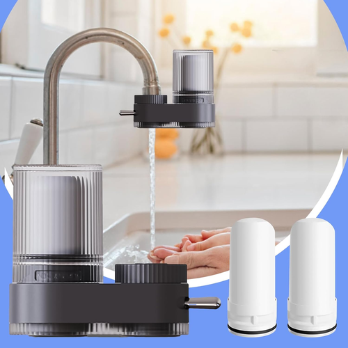 💧Drinking Water Tap Filter, 7-Layer Purification Heat-Resistant Compact Kitchen Accessory