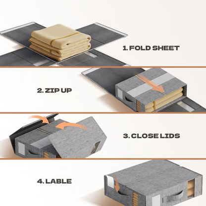 Multi-Purpose Dust-Proof Storage Bag for Bedding, Quilts, and Blankets