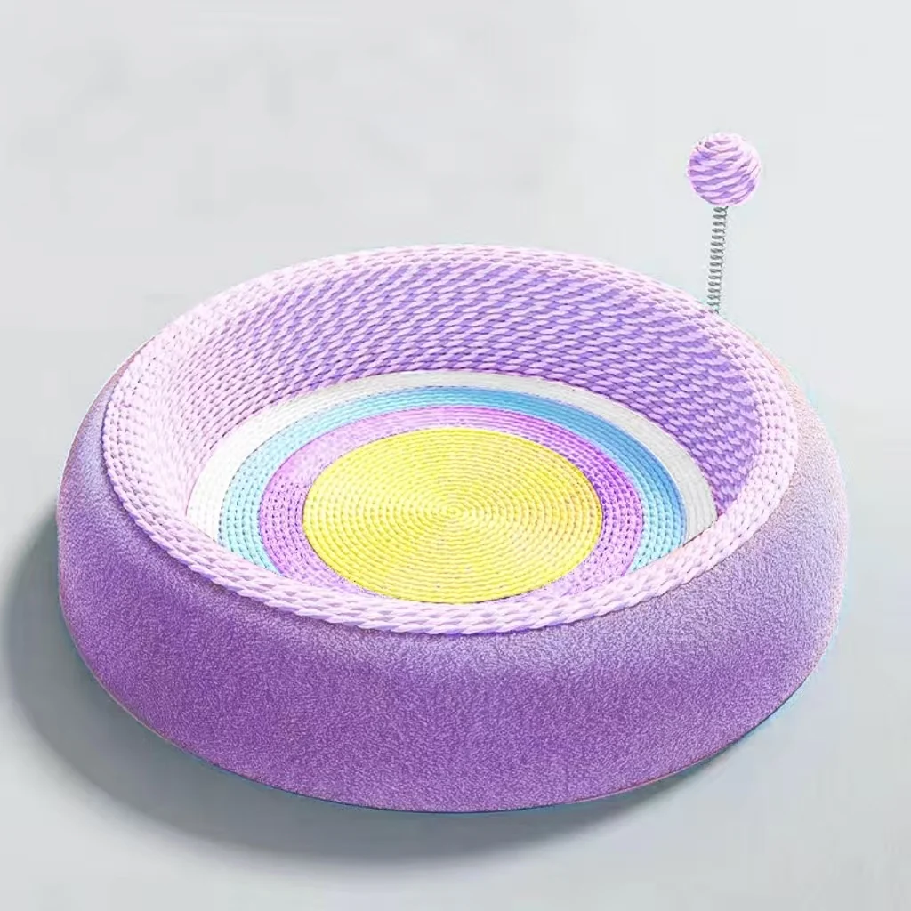 Extra Large Deep Sleep Starry Sky Round Cat Scratching Bed