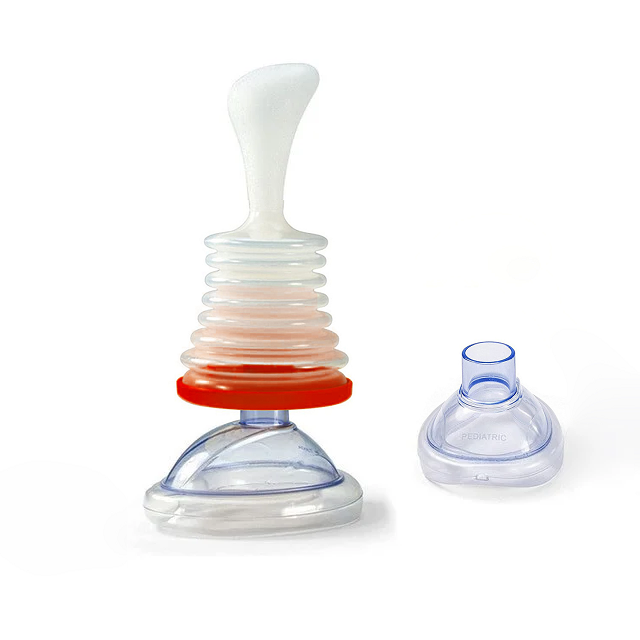 Portable first aid kit, home emergency device, breathing trainer, anti-suffocation rescue device, suitable for adults and children