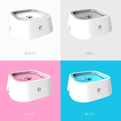 Pet Spill-Proof Slow Feeding Water Bowl