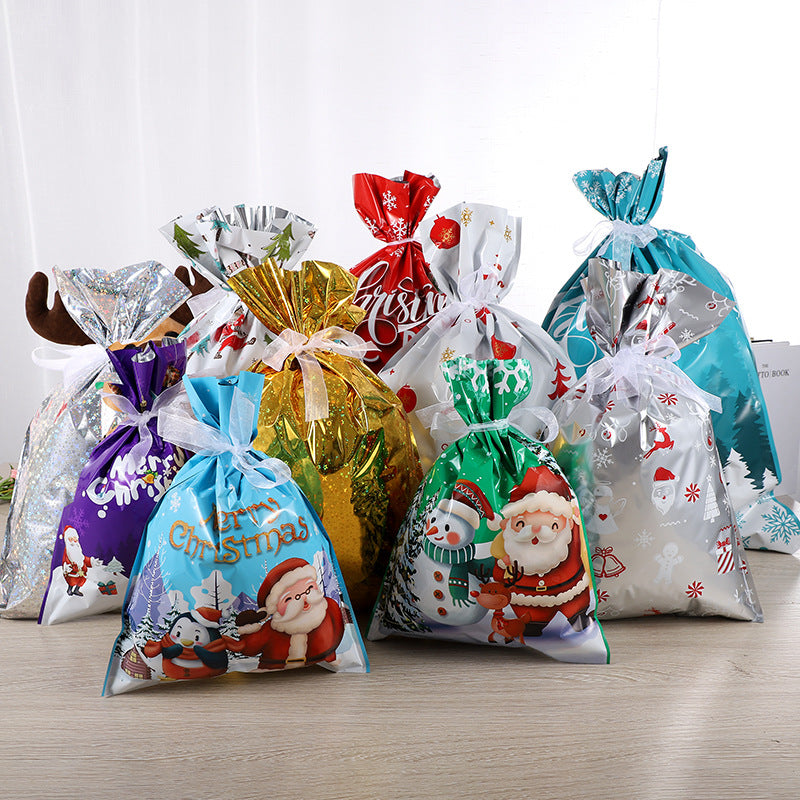 🎅Buy One Get One Free🎄 Drawstring Christmas Gift Bags, the perfect holiday gift! ✨