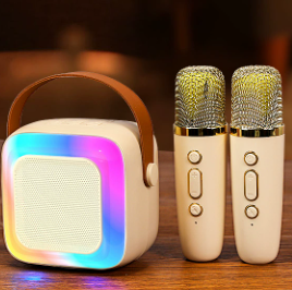 Atmosphere Bluetooth speaker microphone integrated speaker karaoke Bluetooth small speaker color