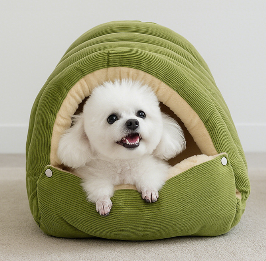 Thickened and warm detachable enclosed bed for dogs and cats