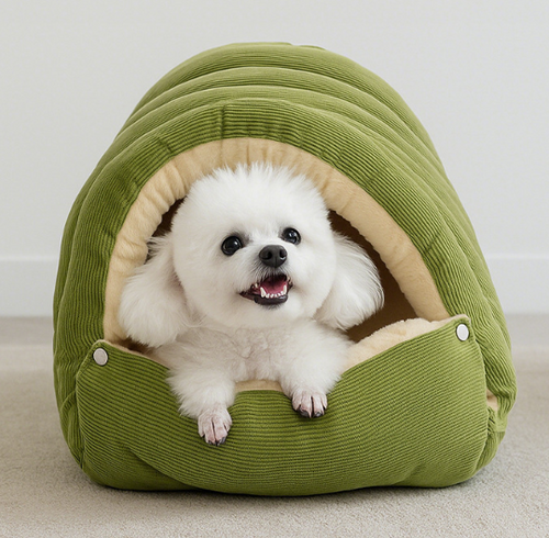 Thickened and warm detachable enclosed bed for dogs and cats