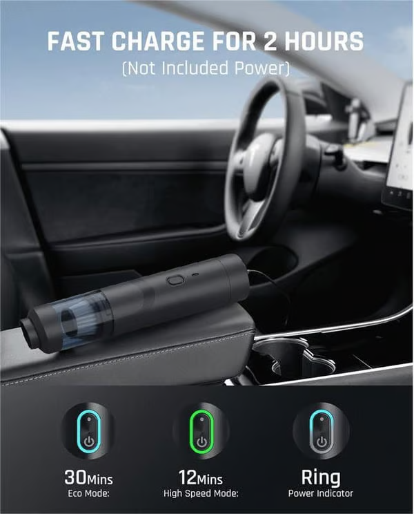 🔥 Slim V8 Mate Cordless Car Vacuum