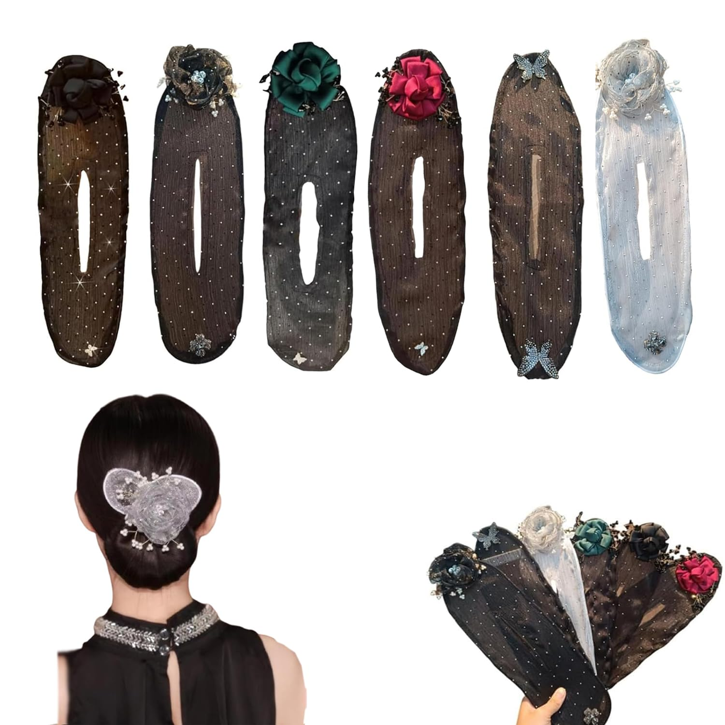 Ball Hair Accessories for Thick Hair - 2025 Bun Maker