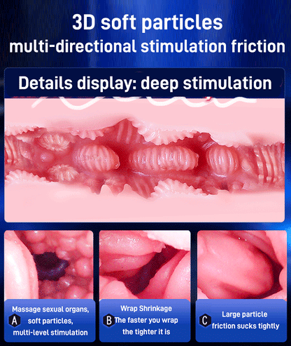 [Confidential Delivery] 💖💖Top-Achiever Professional Bay 10 Sucking Vibrating Male Stroker– 18+ Only