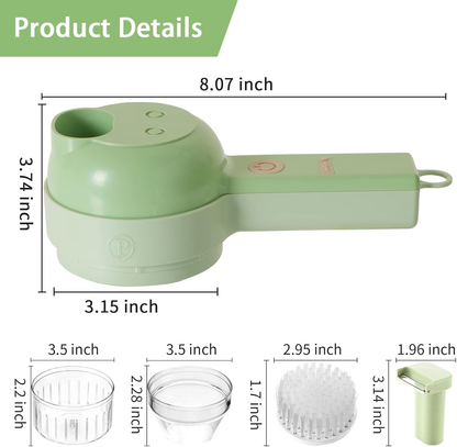 4 in 1 vegetable chopper electric vegetable chopper set