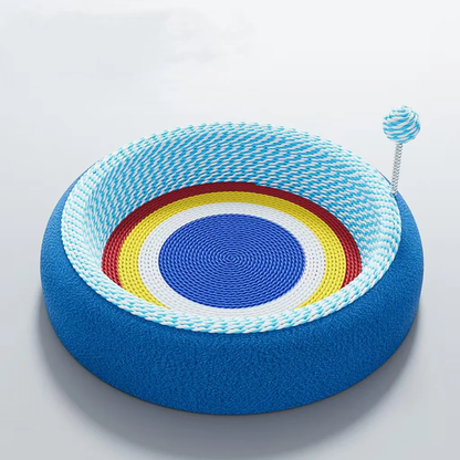 Extra Large Deep Sleep Starry Sky Round Cat Scratching Bed