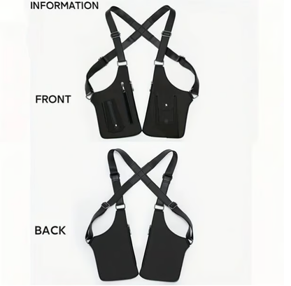 Premium Leather Adjustable Underarm Shoulder Bag for Men & Women