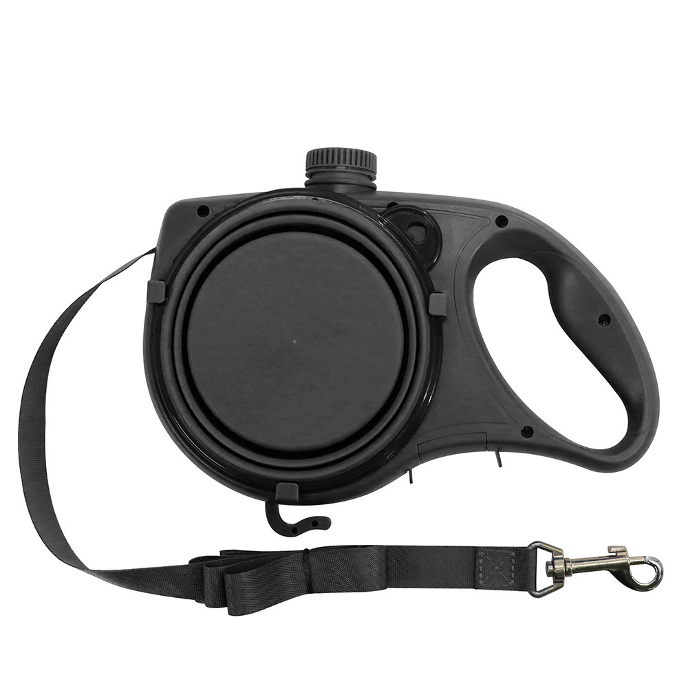 Multi-purpose leash 4 feet with food and water fountain, dog leash