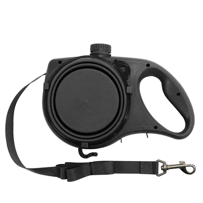Multi-purpose leash 4 feet with food and water fountain, dog leash