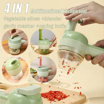 4 in 1 vegetable chopper electric vegetable chopper set