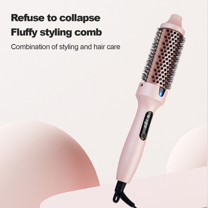 New volumizing comb, straight hair comb, and curling iron