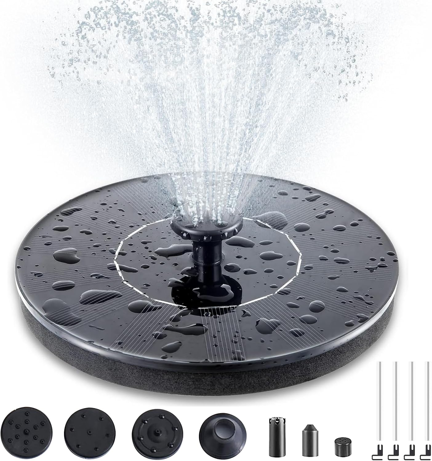 Solar Fountain Outdoor Pool Garden Floating Waterscape Fountain Pump