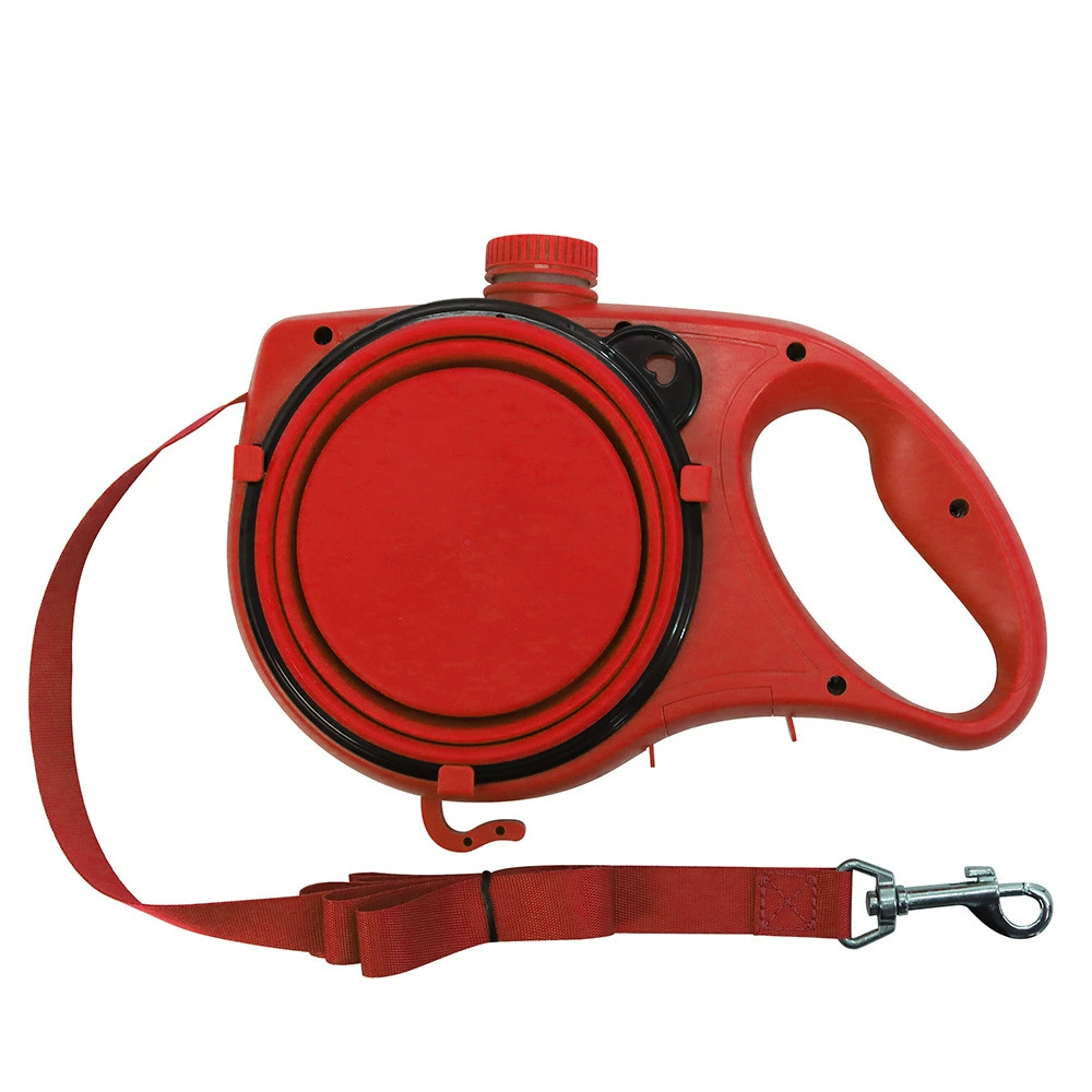 Multi-purpose leash 4 feet with food and water fountain, dog leash
