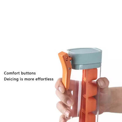 6-Compartment One-Touch Ice Maker | Quickly Releases Ice Cubes | Suitable for Whiskey, Cocktails, Coffee, and Party Drinks